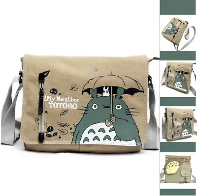 UK My Neighbor TOTORO Fashion Canvas Shoulder Messenger Bag School Bag Kid Gift • £23.99