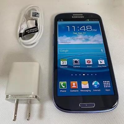 Samsung Galaxy S3 SGH-T999-16GB-Bue (GSM Unlocked)30 Days Warranty • $34.99