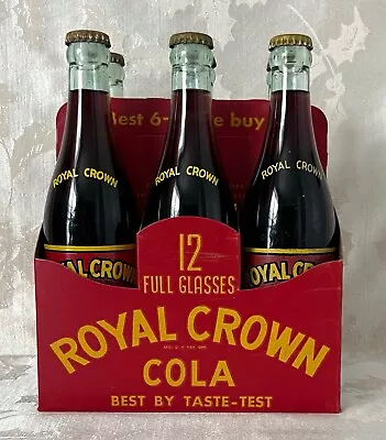 VINTAGE 12oz ROYAL CROWN COLA CARRIER • $250