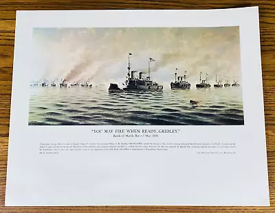 VTG SPANISH AMERICAN WAR USS OLYMPIA 16x20 ART PRINT George Dewey Philippines  • $16.99