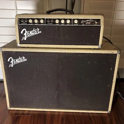 Fender Bassman 6G6-B Blonde Amp Head & Piggyback W/ Certificate Of Authenticity • $3499