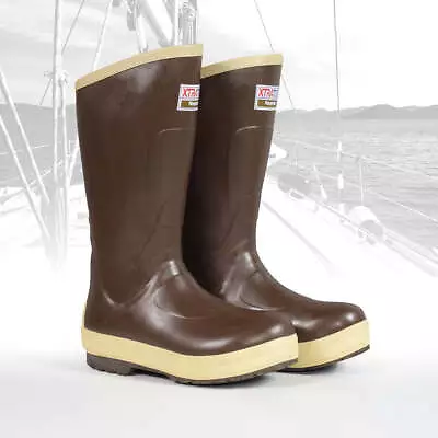 £79.99 • Buy XTRATUF Men's 15  Legacy Insulated Brown Deck Sailing Boots 22291G