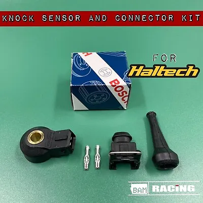 Genuine Bosch Knock Sensor And Connector Kit For Haltech Standalone Ecu • $80.82