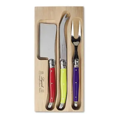 Laguiole Cheese Knife Set Including Cleaver And Fork 3 Piece • £49