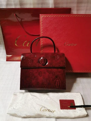 $1290 • Buy Unused Authentic Cartier Vintage Happy Birthday Hand Bag Handbag Deadstock