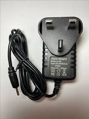 5V 2.5A Mains AC-DC Power Adaptor Charger For Yarvik GoTab Slimline 10  TAB450 • £11.80