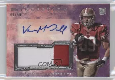 2013 Topps Inception Purple /50 Vance McDonald RPA Rookie Jumbo Patch Auto RC • $8.87