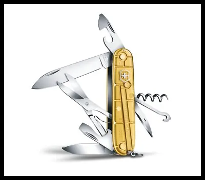 RARE! Victorinox 1.3703.T88 Climber GOLD Limited Edition Olympic Games Rio 2016  • $295