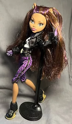 2008 Monster High Sweet 1600 Clawdeen Wolf Doll Mattel Missing Some Accessories • $17