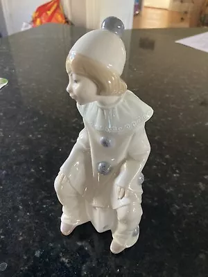 Lladro 1176 Girl With Dice Clown Figurine Retired 1986 • £30