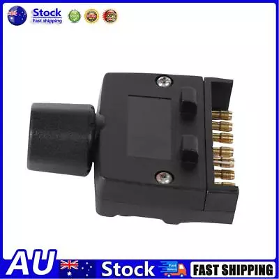 $8.94 • Buy AU 7 Pin  Flat Male Trailer Socket Plug Connector Adapter For RV Trailer