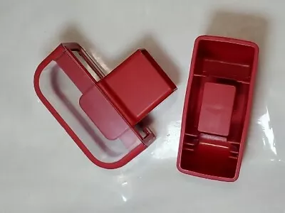 Microplane Compact Garlic Mincer Red EUC! • $12.96