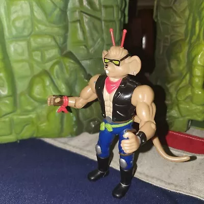 £0.99 • Buy Vintage Biker Mice From Mars Action Figures THROTTLE Mouse Motorcycle 1990s
