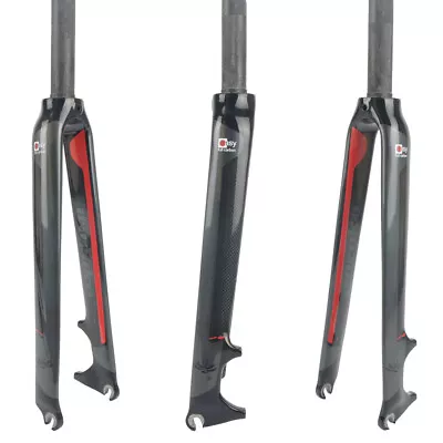 T800 Carbon Fiber Road Bike Rigid Fork 28.6mm Bicycle Hard Fork For Max 700*25C • $193