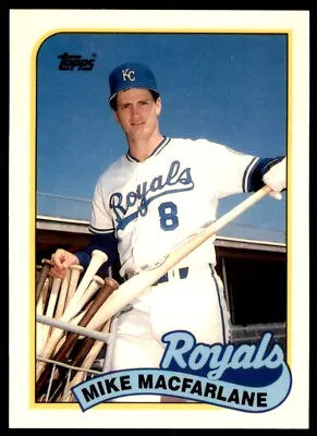 1989 Topps Tiffany Mike Macfarlane Kansas City Royals #479 • $5