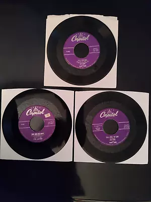 Three 7  45rpm Singles By Les Paul & Mary Ford - Auctioneer Vaya Con Dios More • $4