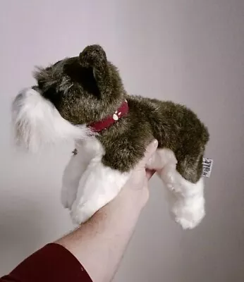 Miniature Schnauzer Dog Plush With Collar Plush Soft Toy Russ Yomiko Classics • £9.99