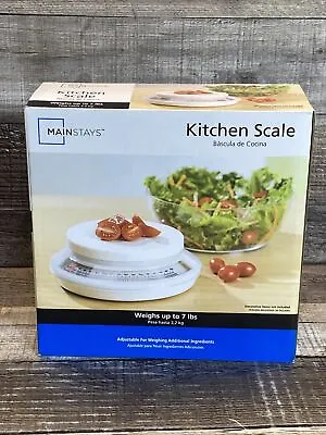 Mainstays Kitchen Mechanical Scale Weighs Up To 7 Lbs  New • $6.50