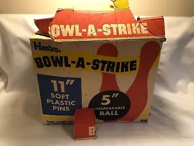 $55 • Buy Rare Hasbro Toys R.I. USA 11  BOWL-A-STRIKE Bowling Game Original Box 9135
