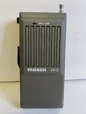Walkie Talkie Maxon 49-H Works! Takes A 9V Battery • $26.26