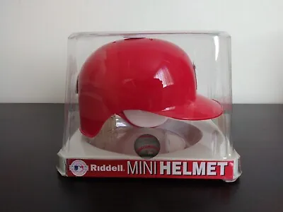 Anaheim Angels Riddell Mini Helmet With Display Stand Red New In Box • $45