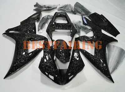 Forged Carbon Fiber Painted Fairing Kit For Yamaha YZF R1 2002 2003 ABS Bodywork • $539.60