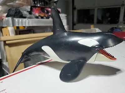 Vtg Orca Killer Whale Chap Mei Action Figure 11” Working Moving Jaw Ocean LIfe • $22.99