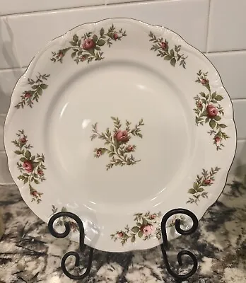 Johann Haviland China Moss Rose  Dinner Plate Vtg Gold Rim Replacement Plate • $8