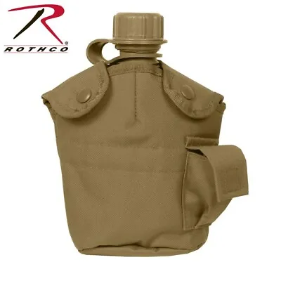 Rothco GI Style MOLLE Canteen Cover - Coyote Brown • $8.04