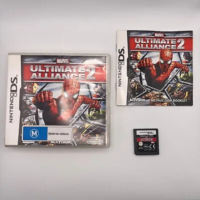 Marvel Ultimate Alliance 2 Nintendo DS PAL AUS Complete With Manual VGC • $24.95