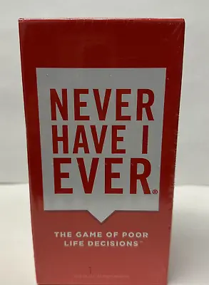 New - Never Have I Ever The Game Of Poor Life Decisions 2015 Party Game 17+ • $41.38