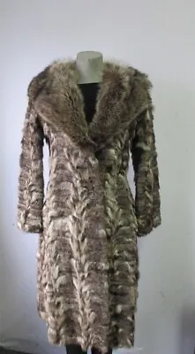 Women's Sz XS Raccoon Fur Coat SUPERB • $155