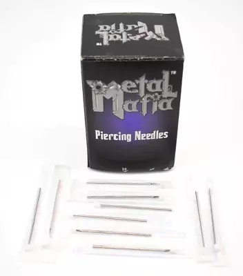 10 Pcs Sterile Body Piercing Hollow Needles 20g 18g 16g 15g 14g 13g 12g 11g 10g • $6.55