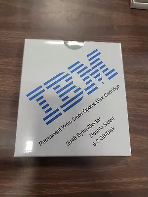 NEW IBM 59H4791 Permanent WORM 5.2GB Optical Write Once MO Disk Double Sided • $19.99