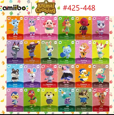 $21.99 • Buy 24PCS Animal Crossing Series 5 #425-428 NFC Amiibo Tag Game Cards For Switch 