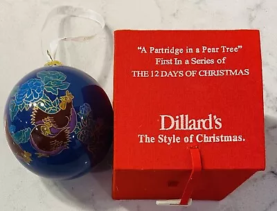 Dillard's 12 Days Of Christmas Ornament 3 French Hens In The Wrong Box. • $18.88