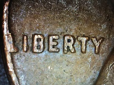 1964 D Lincoln Penny     RARE     -  L   Liberty On Edge Error • $1000