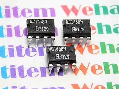 MC1458V / IC / DIP / 3 PIECES (qzty) • $10.99