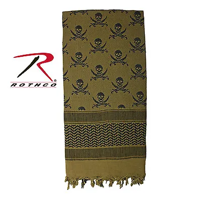 Rothco 8539 Skulls Shemagh Tactical Desert Scarf • $14.99