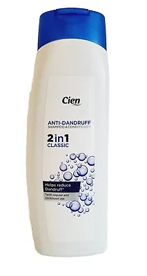 2 In 1 Classic Anti-Dandruff Shampoo For All Hair Types Cleanse & Condition • £7.95