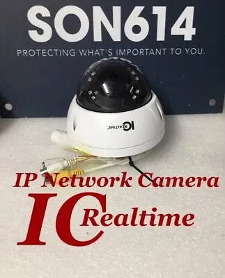 IC Realtime ICIP D2001IR-D28-S Security IP Color Camera W/2.8mm 2MP 14IR TESTED! • $39.90