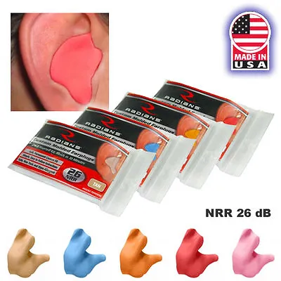 Radians CEP001 Custom Molded Easy Fit Ear Plugs 10 Minute *Free US Shipping • $14.63