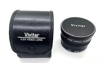 Vivitar 0.5 X Wide Angle Multicoated Lens - 46mm With Case • $14.95