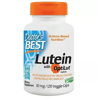 Doctors Best Lutein Esters With OptiLut - 120 Vegicaps • £9.50