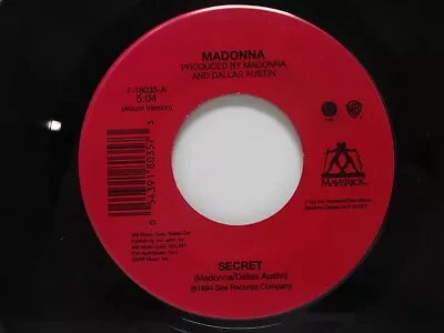 Madonna Secret / Instrumental 45 Maverick 1994 • $5.99