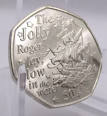 2020 Peter Pan Jolly Roger 50p IOM Coin - Isle Of Man - Uncirculated • £3.99