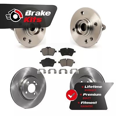 Front Hub Bearing Disc Brake Rotor Pad Kit For 2007-2015 Mini Cooper Convertible • $176.94