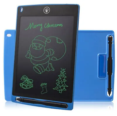 8.5  LCD Pad EWriter Writing Board Kids Painting Drawing Tablet +Stylus Pen UK • £6.95