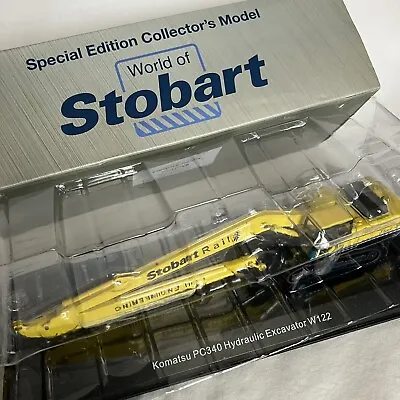 World Stobart Rail Atlas Editions 4664101 Komatsu PC340 Hydraulic Excavator 1/76 • £24.98