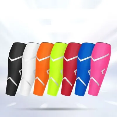 Men Sports Support Calf Compression Leg Sleeve Calf Protection Brace Stretch • $5.16